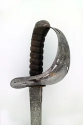 1859年にベンガル砲兵隊、ティルウィットプルマン船長が所有する砲兵士官の剣