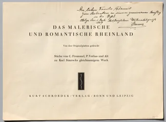 絵のようにロマンチックなラインランド、1928年。