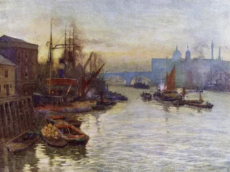 プールの南側前浜（カラーリトグラフ