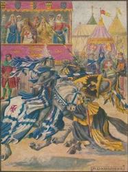 馬上槍試合、1929 年。