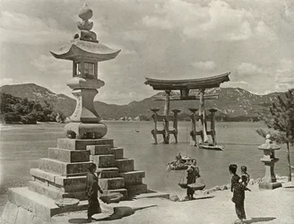 宮島、1910年。