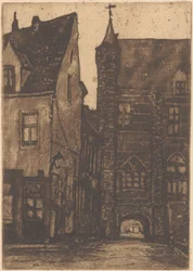 アントワープの Vleeshuis のビュー