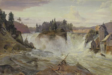 山の滝、1836
