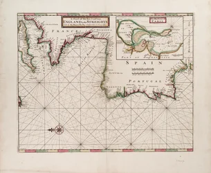 イングランドからストリーツまでの海図
