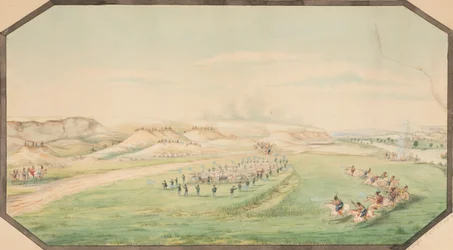 マーシー将軍の列車への攻撃、1867年。