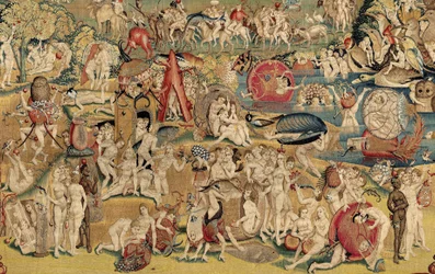 快楽の園。 約。 1560年（タペストリー）