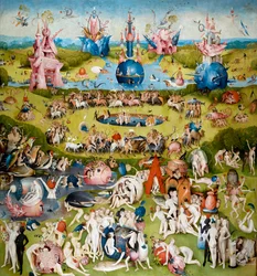 Garden of Earthly Delights Centralパネル、c。 1500