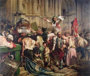 1789年、オテル・ド・ヴィル前のバスティーユ攻略者たち、1839年