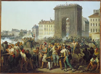 サン・ドニの城門での戦闘 7月28日...