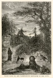 夜が近づき、パスパルトゥーは80年代の世界一周からジュールヴェルヌ（1828〜1905）によって町に戻った。