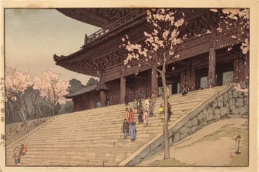 知恩院門（錦絵）