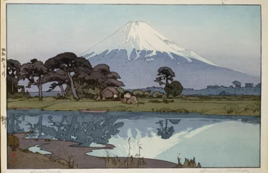 須坂川の湖