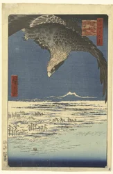深川に近い須崎の十万坪平野 深川須崎十万坪 名所江戸百景（シリーズタイトル） 名所江戸百景