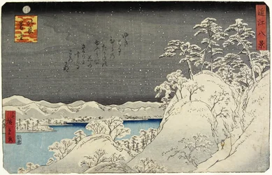 1859年1月、ヒラ山の雪