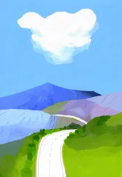 山のスカイライン