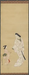 遊女と少女、1688-1697。