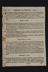 ガゼッタ ディ マントヴァ - イタリア最古の新聞、1665 年