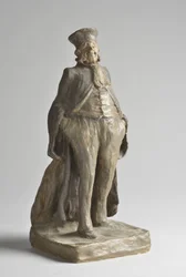 アボカドの風刺画の肖像 - オノレ・ドーミエ（1808-1879）による彫刻 Dim 27x10,5x11 cm MUSEE DES BEAUX ARTS - PALAIS LONGCHAMP