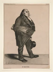 バルテ氏、pl。 シリーズ C?l?brit? の 294。 de la Caricature (似顔絵)