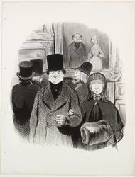 ビューティフルデイズオブライフ、プレート59：肖像画がサロンにあるとき、1845。