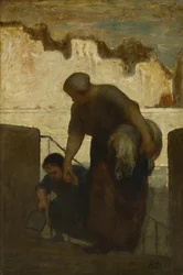 洗濯女、1863年頃