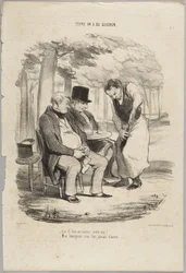 せめてあなたのワインはおいしいのですか！... 『不運に見舞われたとき』シリーズ第7番、『ル・シャリヴァリ』より