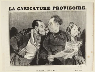 …大したことない？ そうでしょう！、La Caricature Provisoireのシリーズ「Types Parisiens」より