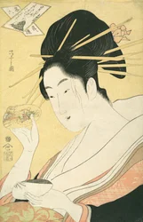 マッチング シェルズ カイアワセ、「キセン ホシ」、シリーズ「モダン パロディ オブ ザ …」より。 1796-98。