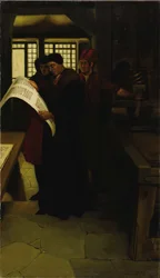 プレスでのグーテンベルク、1902年。