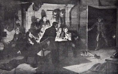 ハーパーズウィークリー、1878年のイラスト「難破船！」