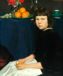 Julie with the Oranges (oil on canvas)   1450520   ja       japanese Successfully Translated  Original: Vogued, 2015 (Collage on canvas) Translat: Vogued, 2015 (Collage on canvas) 1463662 ja japanese Successfully Translated Original: Italian Landscape (aft