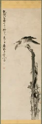 木の幹のワシ、1755年。
