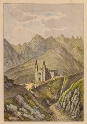 ノートルダム・デ・ラ・サレット（カラーリトグラフ）