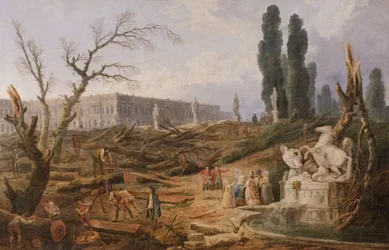 アポロンの浴場の木立（Le bosquet des bains d