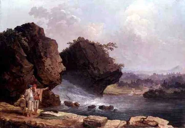 The Cascade（油彩・キャンバス）