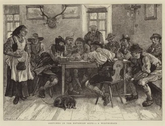 バイエルンアルプスのスケッチ、私、ヴィルツハウス