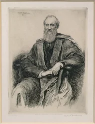 ウィリアム・トムソン、第1男爵ケルビン（1824-1907）イギリスの数学者および物理学者、1891年