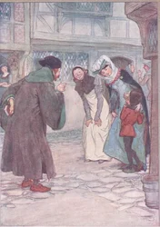 1910年のウィンザーの陽気な妻からのイラスト
