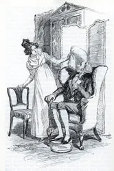 "Emma et Mr Knightley" (イラスト)