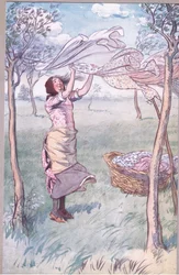 "I wash, wring ... and do all one