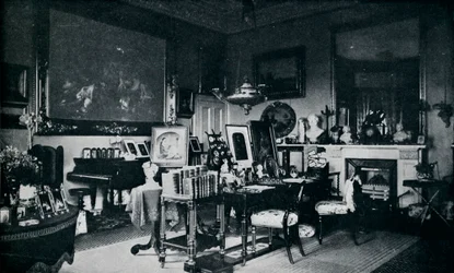 クイーンズプライベートリビングルーム、オズボーン、c1899、1901