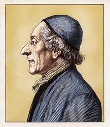 Johann Caspar LAVATER (11 novembre 1741-2 gennaio 1801) 1854年 (エングレーヴィング)