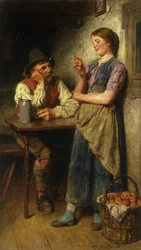 彼の目のリンゴ、1910