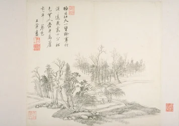 Album After Old Masters And Poems (アルバム (10 枚)、紙にインク)