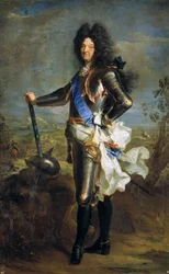フランス国王ルイ14世、1638-1715、1701年