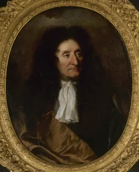 ジャン・ド・ラ・フォンテーヌの肖像、1621～1695年頃。 1680年。