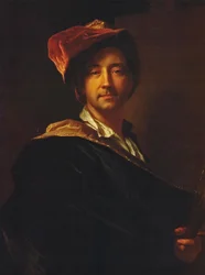 フランス語  ターバンの自画像 ターバンを巻いた自画像