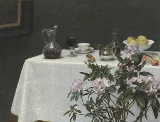 静物：テーブルのコーナー、1873