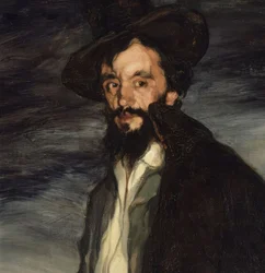 詳細「画家の肖像画PABLO URANGA」– 1905 –オレオリエンツォ、146×115,5 CM