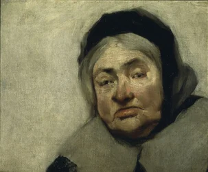 LA RUE CORTOT-1892-OLEO - CANVAS-32X38 CMの私のゴールキーパー